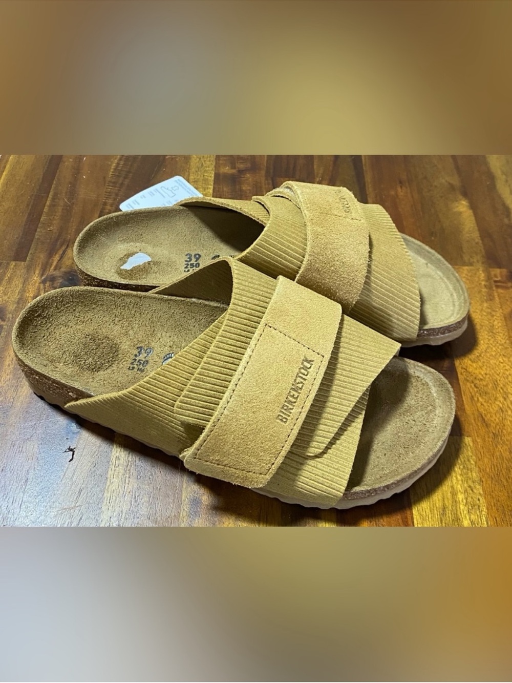 NWT Birkenstock women's
Suede Slide Sandals relaxed feet, vacation, summer. - Picture 3 of 4